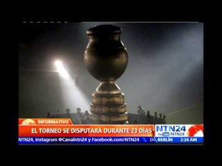 Las manifestaciones no fueron impedimento para la inauguración de la Copa América en Chile