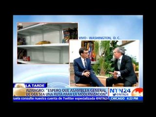 Secretario General de la OEA se ofrece a mediar en el conflicto venezolano