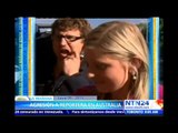 Joven australiana apaga un cigarrillo en la cara de una reportera que intentaba entrevistarla