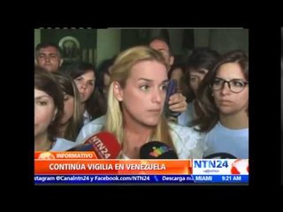 Así amanecieron los opositores en vigilia desde la iglesia Chiquinquirá en Caracas