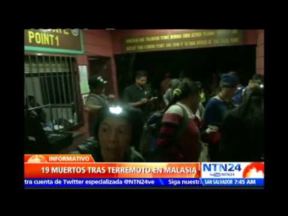 Equipos de rescate recuperan 17 cuerpos de víctimas del terremoto en monte Kinabalu en Malasia