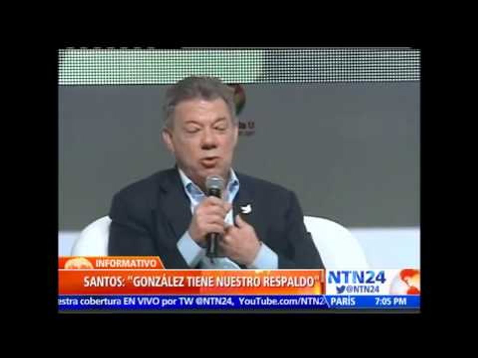 Santos responde a Maduro: "Colombia genera prosperidad y no exporta pobreza"