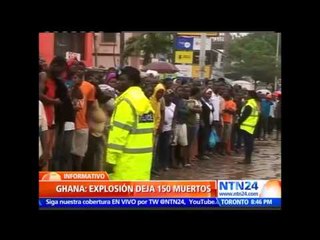 Explosión en una gasolinera de la capital de Ghana deja más de 150 muertos