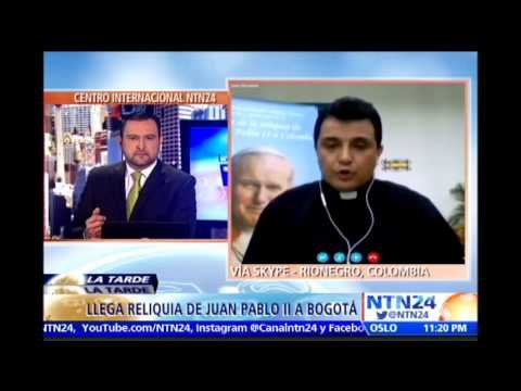 ¿Cómo se obtuvo la reliquia de San Juan Pablo II? Padre colombiano lo explica en La Tarde de NTN24