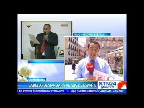 Diosdado Cabello demandará a diarios ABC y Wall Street Journal por supuesta campaña difamatoria