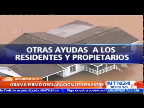 Obama declara situación de desastre en Texas por fuertes tormentas y graves inundaciones