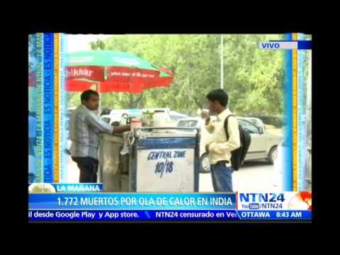 Más de 1.700 muertos en la India por ola de calor que azota al país desde hace semanas