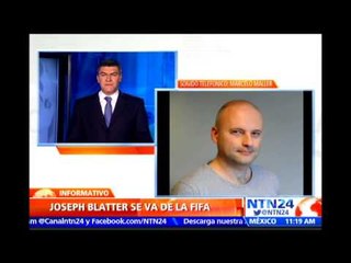 "Mi mandato no cuenta con todo el apoyo": Blatter al renunciar a la presidencia de la FIFA