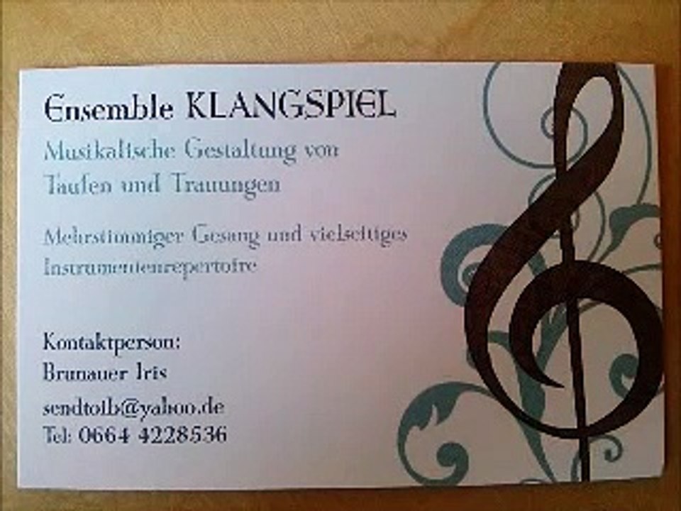 Ensemble Klangspiel - Perhaps love