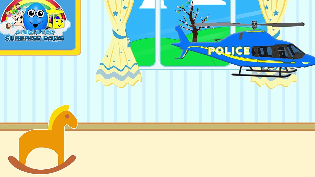 Learn Colors & Vehicles: Police Helicopter ★ Coloring Book ★ Teach Colours for Kids Baby T