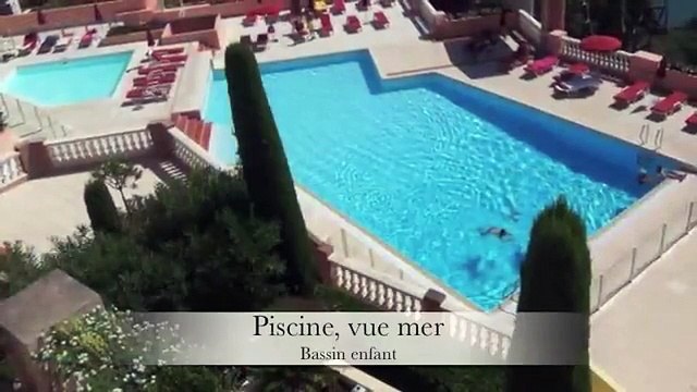 Théoule sur Mer - Mandelieu: vente appartement vue mer, rez-de-jardin dans résidence avec piscine, annonce immobilière
