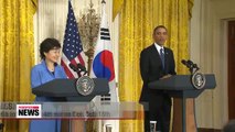 President Park Geun-hye departs for U.S. for summit with Obama