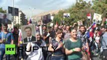 Une explosion retentie lors d'un rassemblement en soutien à la politique russe en Syrie