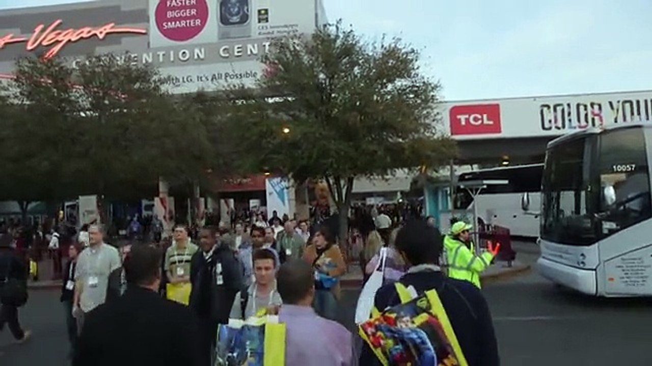 Tesla Model S at CES 2014!
