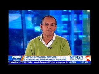 Debate Zoom: niña de siete años muere por mina antipersonal en Colombia