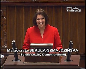 Poseł Małgorzata Sekuła-Szmajdzińska - Wystąpienie z dnia 09 września 2015 roku.