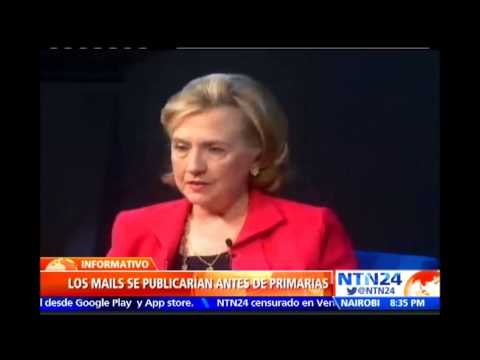 Proponen publicar correos electrónicos que envió Hillary Clinton cuando era secretaria de Estado