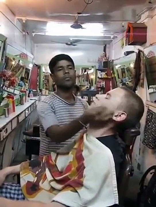 Local barber shop in India... What do you think ?