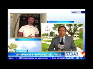 Exilio venezolano en Miami se une a las marchas de este sábado en apoyo a López y Ceballos