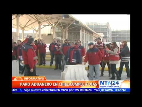 Huelga de aduanas chilenas paraliza más del 90% del comercio exterior terrestre
