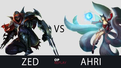 [Highlights] Zed vs Ahri - SKT T1 Scout KR LOL SoloQ