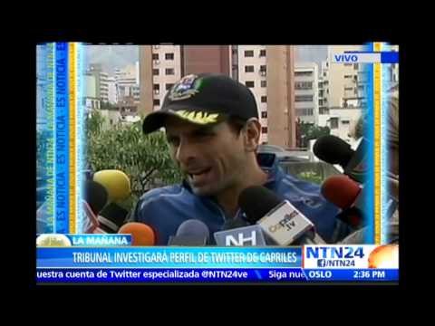 Tribunal de Vzla acepta demanda de funcionarios chavistas contra Capriles por mensajes en Twitter