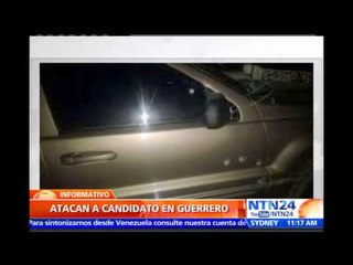Nuevo hecho de violencia: Atacan vehículo de equipo del candidato a Gobernación en México
