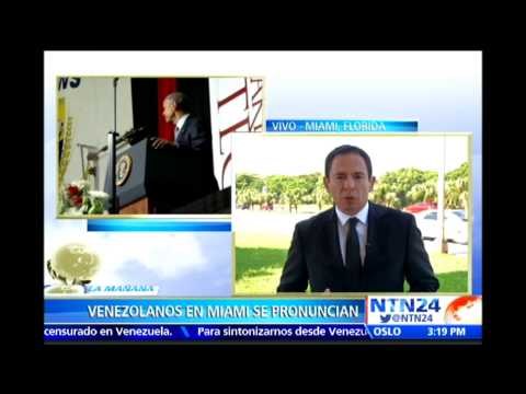 Venezolanos exiliados en EE.UU. aseguran que se pronunciarán sobre carta de congresistas a Obama
