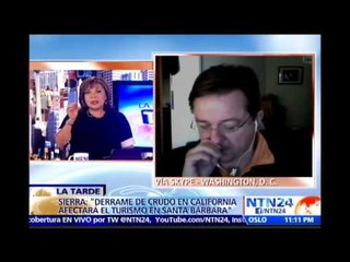 Javier Sierra, ambientalista de la organización Sierra Club habla sobre derrame en California