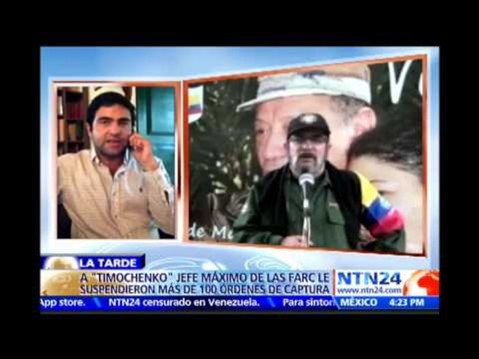 Gobierno debería explicar “por qué le suspende las ordenes de captura” a ‘Timochenko’: Samuel Hoyos