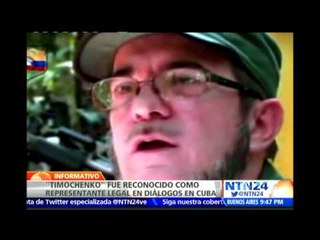 ‘Timochenko’ es reconocido como negociador oficial en diálogos de paz con el Gobierno colombiano