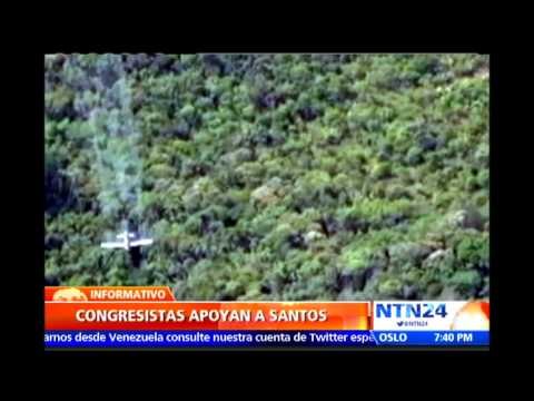 Demócratas apoyan decisión de Juan Manuel Santos de suspender fumigaciones aéreas con glifosato