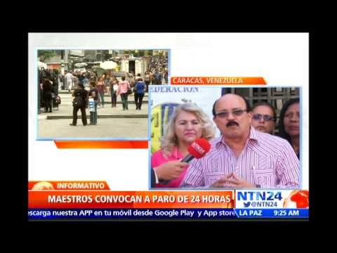 Maestros venezolanos paralizan actividades por sueldos insuficientes: Ganan menos de un dólar diario