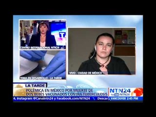 Vocera de la Redim en México pide "investigación exhaustiva" tras muerte de bebés vacunados