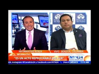 Vicedefensor del Pueblo colombiano tilda como un "hecho cruel, irracional y bárbaro" ataque del ELN