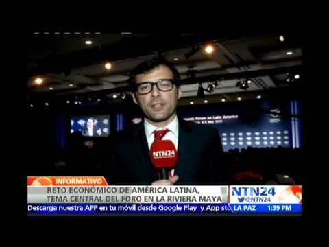 Cobertura especial de NTN24 en la primera sesión del Foro Económico Mundial celebrado en México