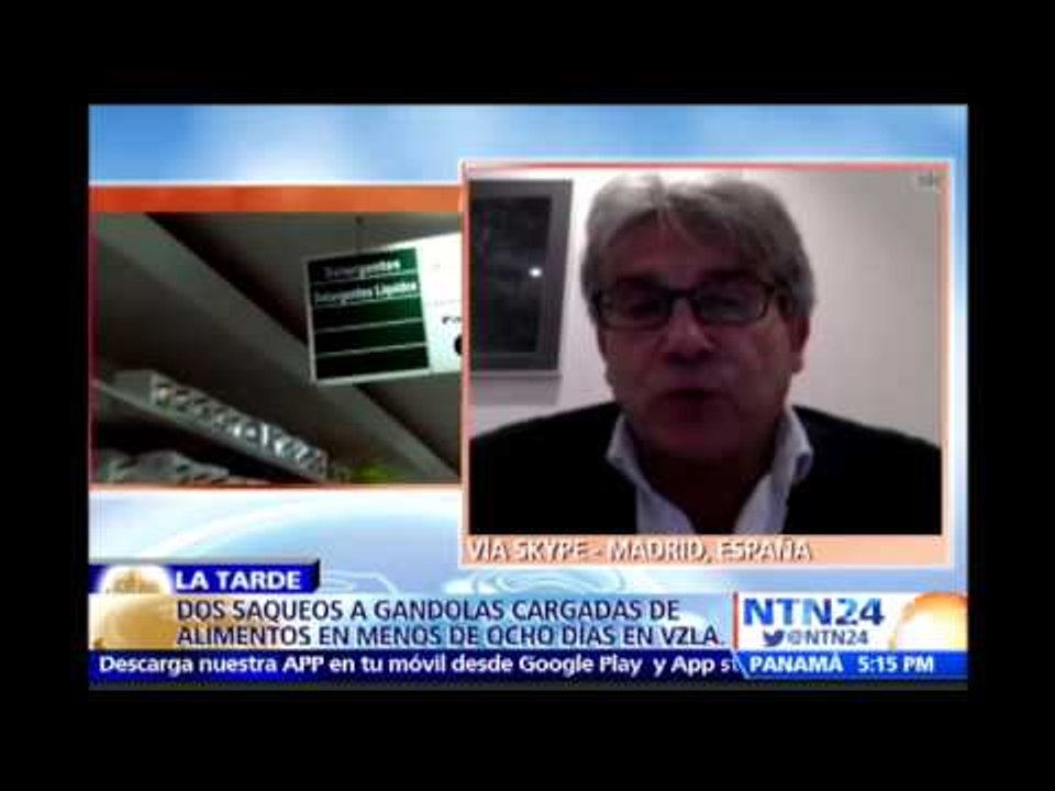 Experto analiza en NTN24 la situación de saqueos en Venezuela