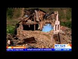 A la espera de ayudas están los habitantes de los pueblos afectados por el devastador terremoto