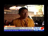 NTN24 en Nepal: Monjes budistas trabajan para llevar ayuda a damnificados por terremoto