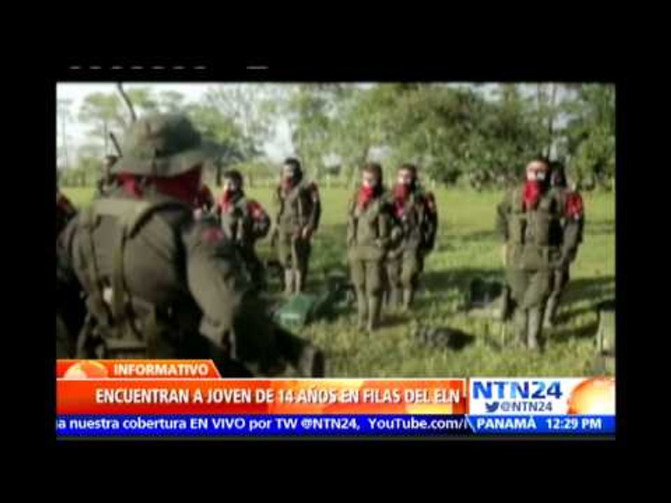 Terroristas del ELN también reclutan menores: Ejército colombiano ubica a adolescente en combates