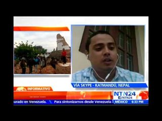 "No hay suficiente espacio" para atender  los heridos en hospitales: periodista en Nepal