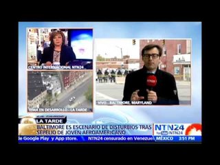 Al menos siete policías heridos en Baltimore, EE. UU. tras funeral de afroamericano