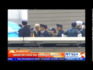 Detectan radiación en drone hallado en la residencia del primer ministro de Japón