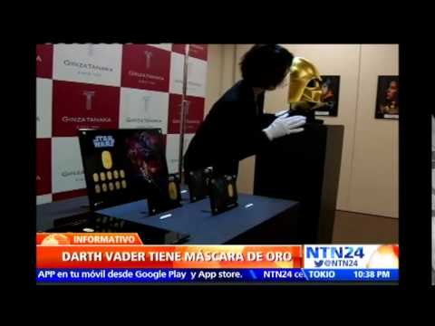¡Exclusiva pieza! Joyero japonés crea una máscara de oro del famoso villano Darth Vader
