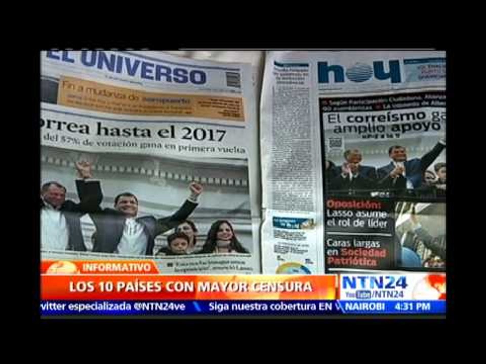 CPJ revelará cuáles son los diez países con mayores niveles de censura en el mundo