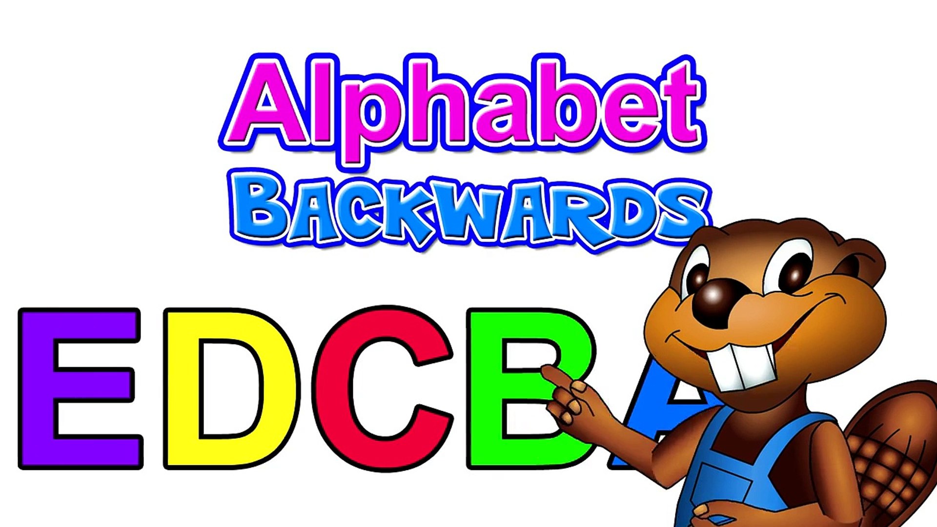 The Backwards Alphabet Song Alphabet Songs Kindergarten Songs Abc Songs