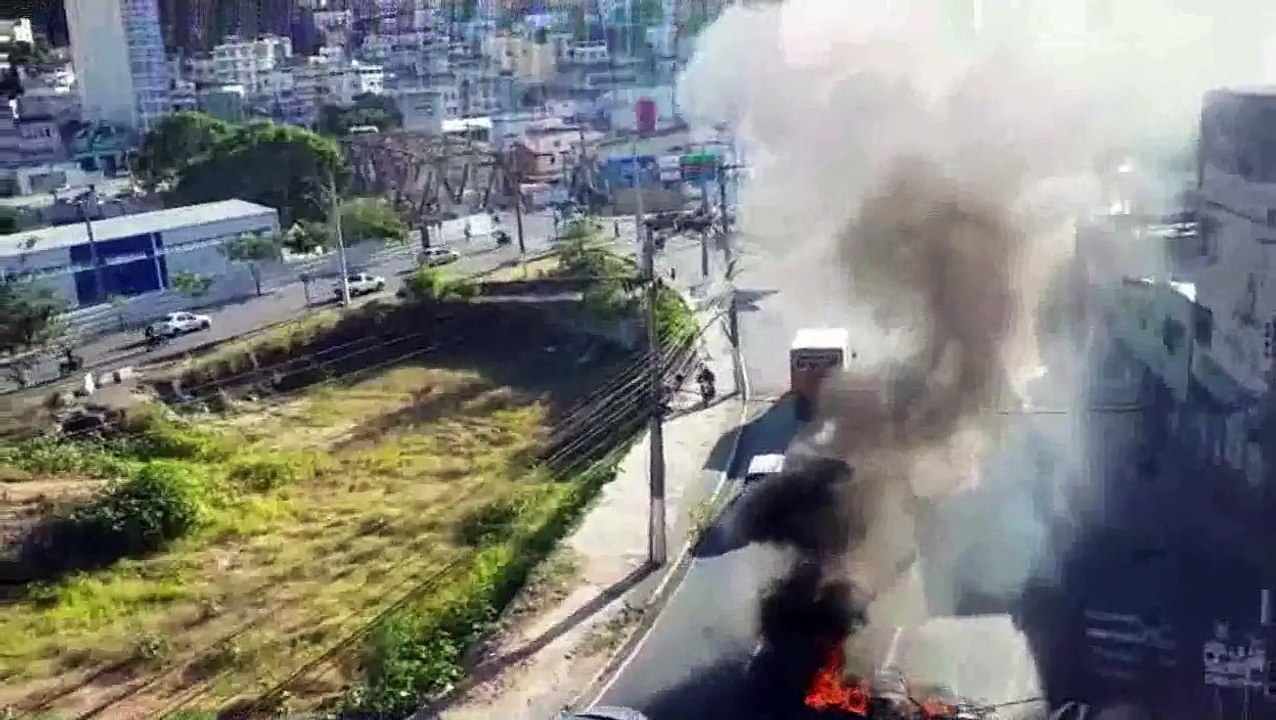 Protesto na Vila Rubim deixa trânsito lento no Centro de Vitória