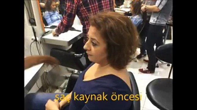 Kıvırcık Saça Mikro Saç Kaynak Uygulaması - Atirum Paris Kuaför