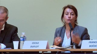 Cécile Duflot et La pensée sociale du pape François