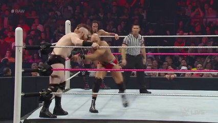 Neville & Cesaro vs. King Barrett & Sheamus- Raw, October 12, 2015